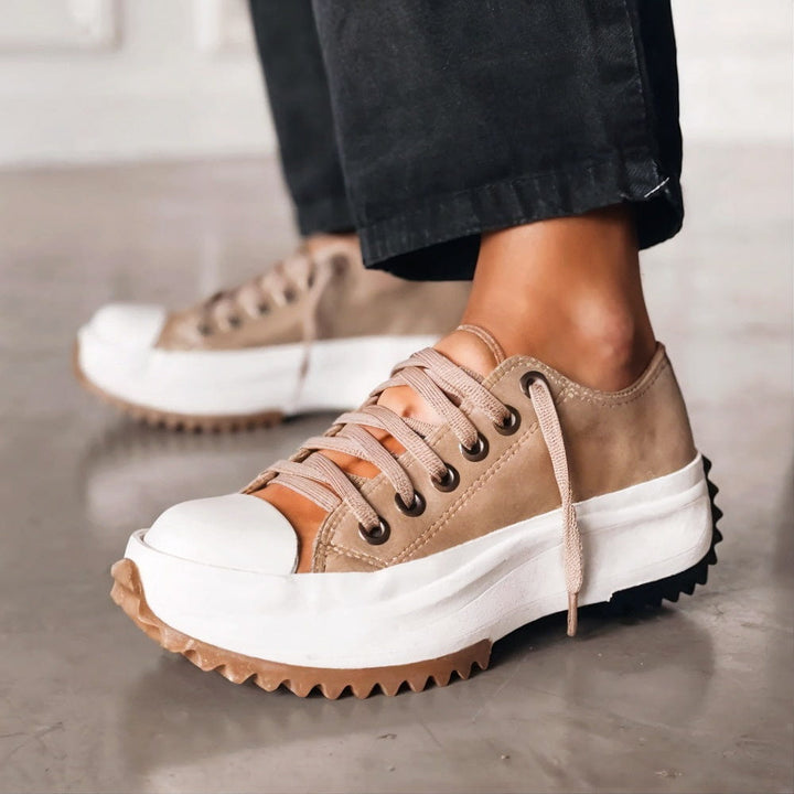 Women’s Casual Chunky Lace-Up Sneakers | Orthopedic