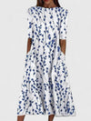 Women's Sophisticated Summer Floral Dress | Midi