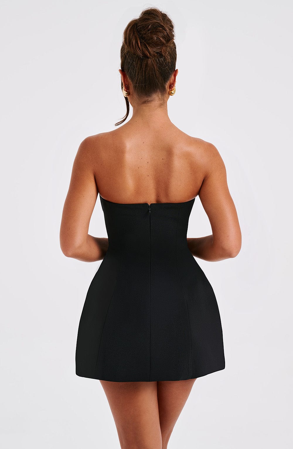 Women's Cocktail Strapless Bubble Dress | Mini