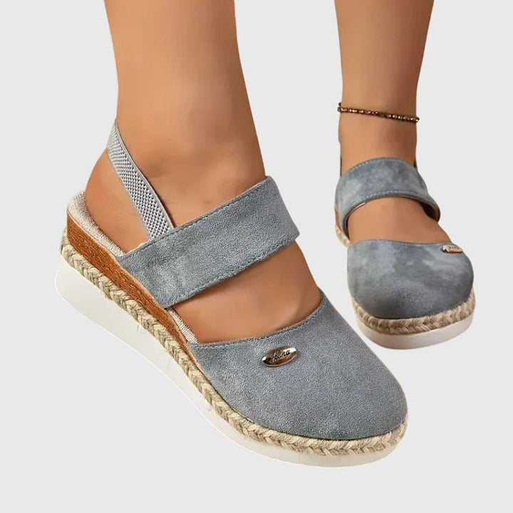 Women's Summer Espadrille Wedge Heel Sandals | Orthopedic