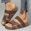 Women's Summer Low Platform Slide Sandals | Orthopedic