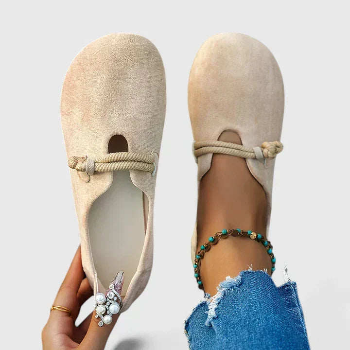 Women's Casual Orthopedic Barefoot Slip On Loafers | Wide Fit
