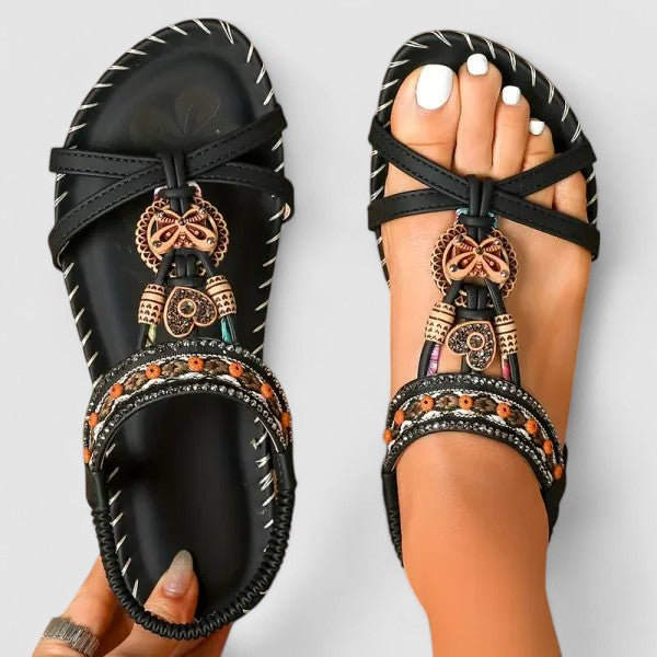 Women's Boho Summer Orthopedic Sandals | Flat