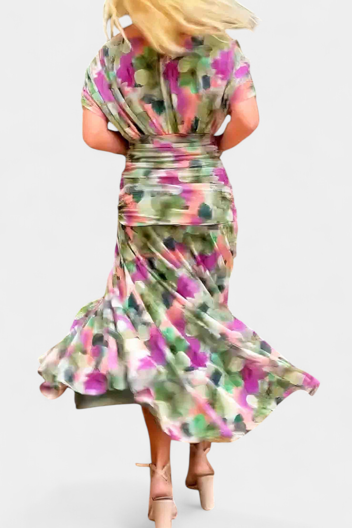 Women's Elegant Wedding Guest Off Shoulder Dress | Maxi