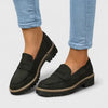 Women's Elegant Low Platform Slip On Loafers | Orthopedic