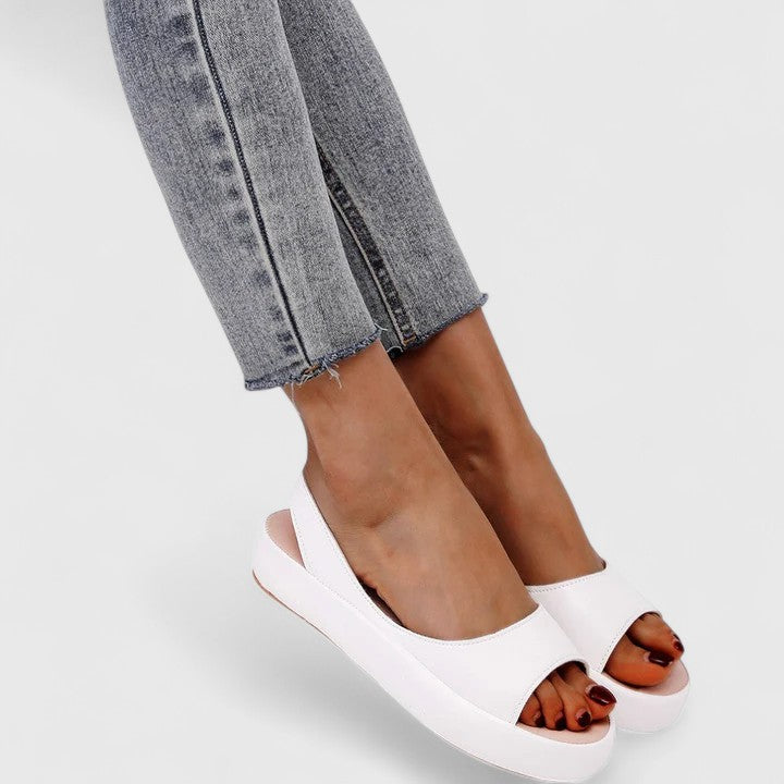 Women's Solid Color Slingback Sandals | Orthopedic