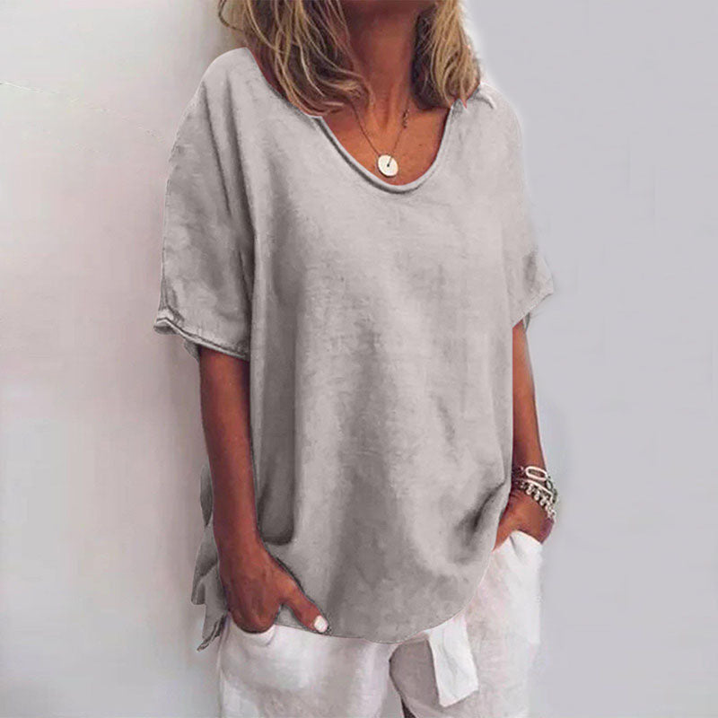 Women's Casual Loose Summer T-Shirt | Short Sleeves