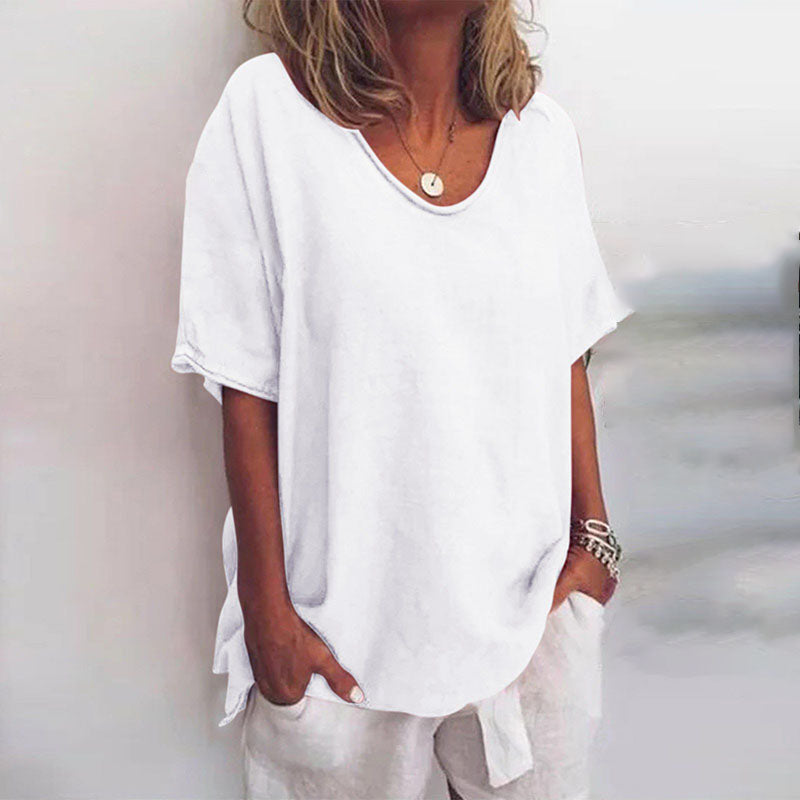 Women's Casual Loose Summer T-Shirt | Short Sleeves