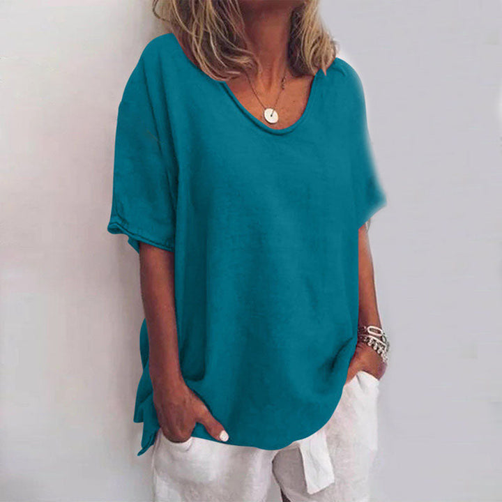 Women's Casual Loose Summer T-Shirt | Short Sleeves