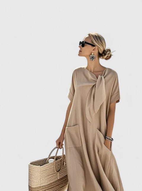 Women's Loose Elegant Summer Dress | Midi