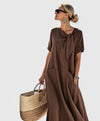Women's Loose Elegant Summer Dress | Midi