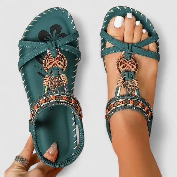 Women's Boho Summer Orthopedic Sandals | Flat