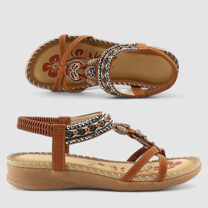 Women's Boho Summer Orthopedic Sandals | Flat